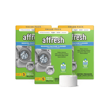 Affresh Pastillas limpiadoras de lavadoras (Cartón 5) W10549846 Combo X3